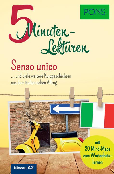 Produktbild PONS 5-Minuten-Lektüren Italienisch A2 - Senso unico (Deutsch, Italienisch, 2019)