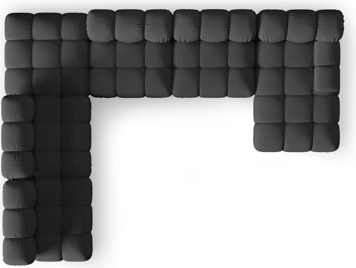 Actual product image Micadoni Modular Panoramic Left Corner Sofa, "Bellis", 7 Seats, 376x282x70Made in Europe (Sofa landscape)