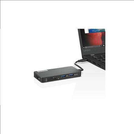 Image du produit Lenovo Hub USB-C 7-en-1 (USB-C, 7 Ports)