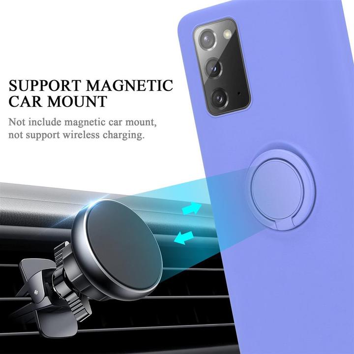 Image du produit Cadorabo TPU Liquid Ring Silicone Case Cover (Samsung Galaxy Note 20)