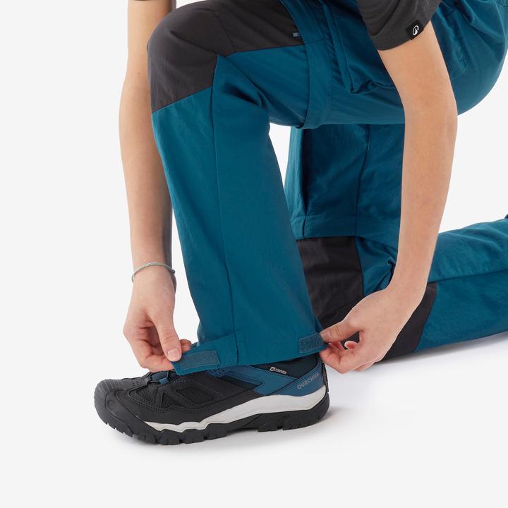 Immagine prodotto Quechua Zip-Off-Hose Kinder Gr. 123–172 Wandern - MH500 blau (14, 15, 16)