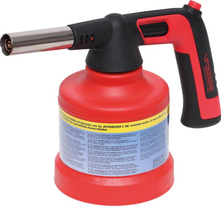 Image du produit Rothenberger Industrial RS 200 Piezo Lötlampe Lötbrenner 180° Drehung FT 800°C / AT 650°C