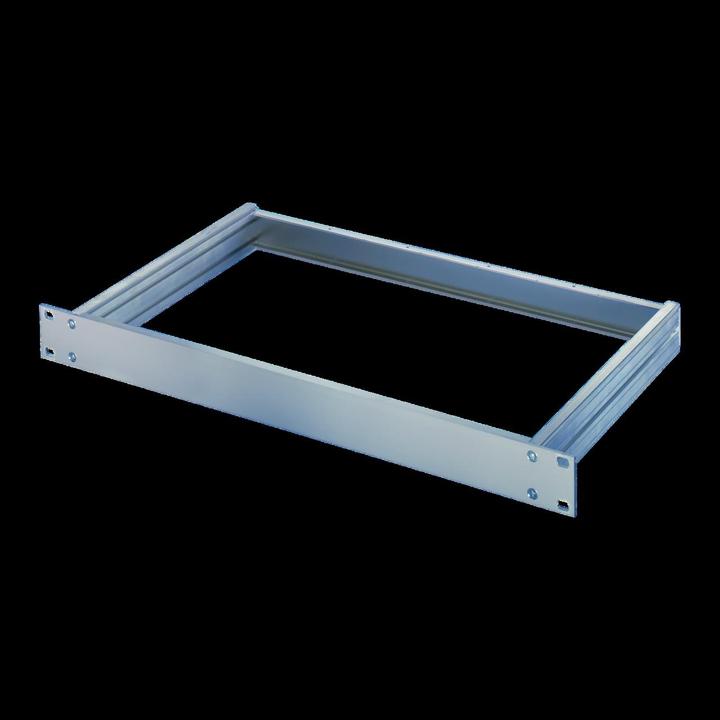 Produktbild Schroff 19"- Einschub Aluminium (Grundbausatz) - MULTIPAC GRUNDAUSB.4HE 400T