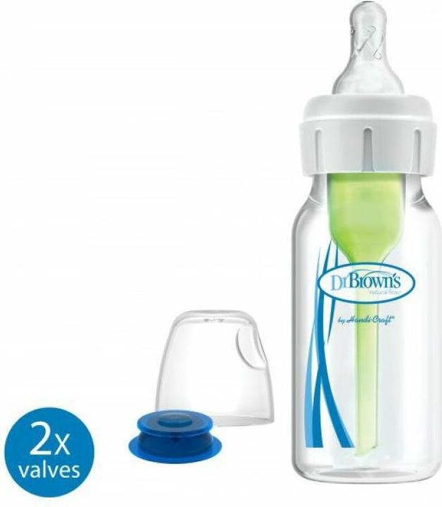 Productafbeelding Dr Browns Dr. Brown's SB417-MED 120ML BOTTLE MET LIPS (120 ml)
