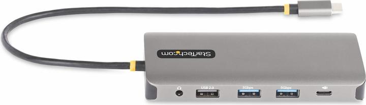 Produktbild StarTech COM Drei Monitor USB-C Multiport Adapter 2x 4K 60Hz + 4K 30Hz HDMI & DP 4x USB-A 100W GbE L (USB-C, 4 Ports)