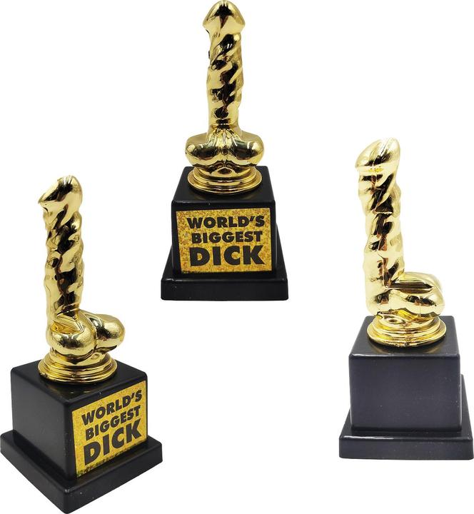 Actual product image Thumbs Up Mad Monkey - TROPHY "World's Biggest Dick"