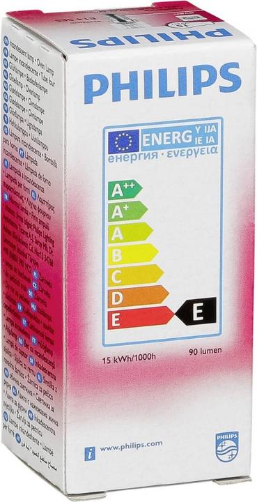 Actual product image Philips Oven lamp T22 (E14, 15 W, 90 lm, 1 x, E)
