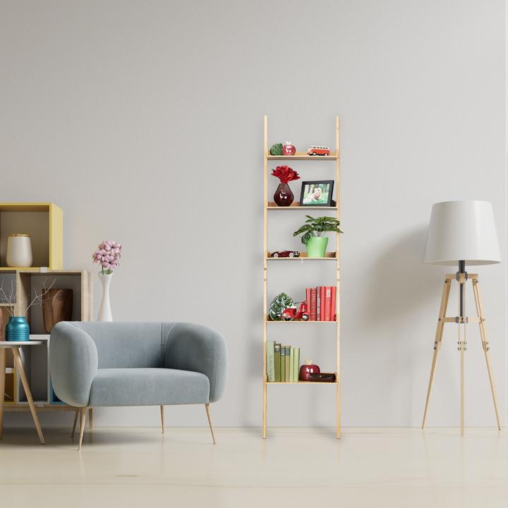 Actual product image Relaxdays Ladder rack (45 x 40 x 190 cm)