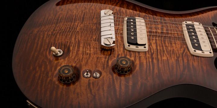 Actual product image PRS SE Paul's Guitar - Black Gold Burst (Electric guitar, Rosewood, Flamed Maple, mahogany)