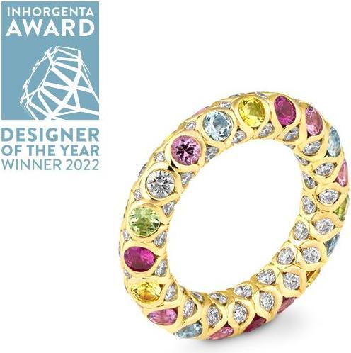 Produktbild Breuning RING - ED.TOP.HELL/Brillant (59, 750/18 K Gold)