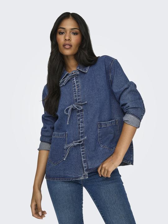 Actual product image Only Fly-away collar denim jacket Denim jacket (S)