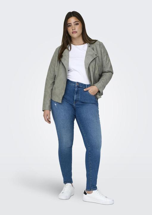 Image du produit Only Curvy Biker Veste en cuir synthétique (46)