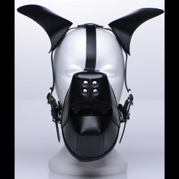 Actual product image Master Series Puppy Play Masker Met Ballgag Zwart