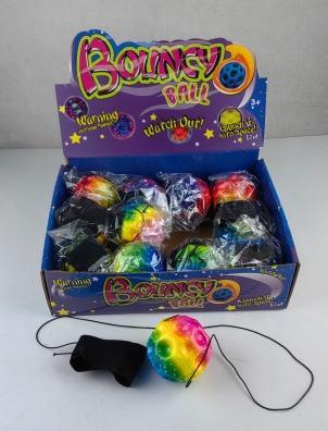 Roost Bungeeball Regenbogen am Seil assortiert