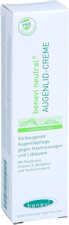 Produktbild Benevi NEUTRAL Augenlid-Creme, 15 ml Creme (15 ml)