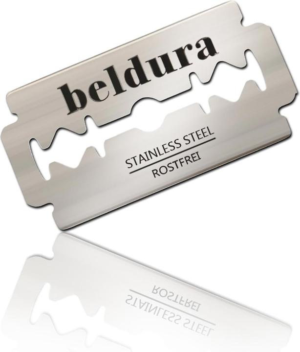 Image du produit Beldura Rasoir doré avec support