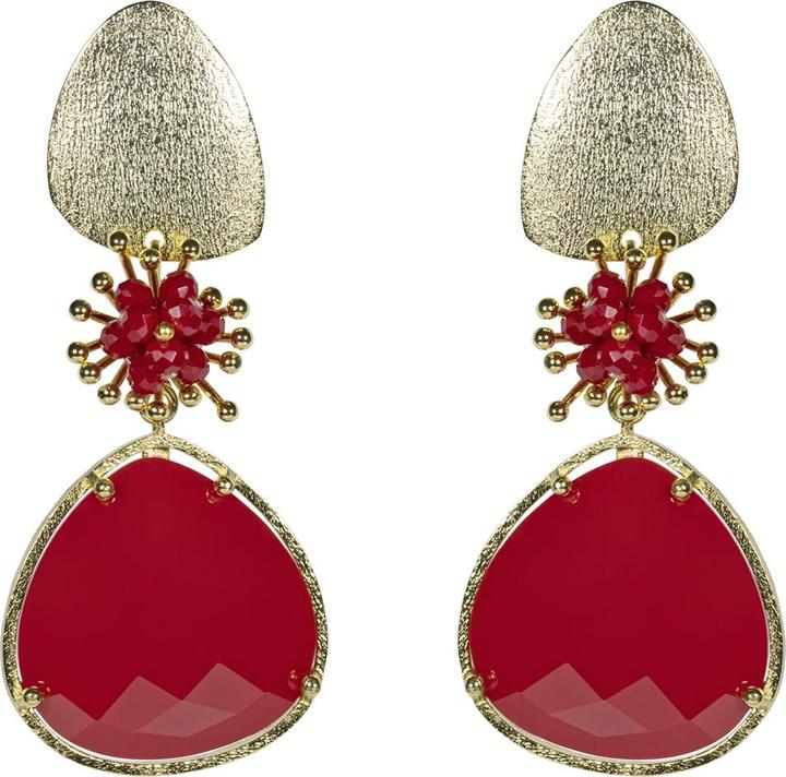 Actual product image Uzurii Rio Red earrings (Brass)