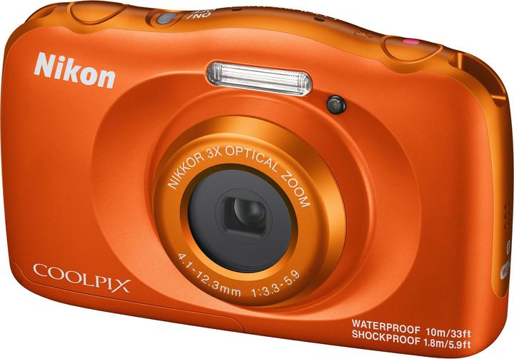 Produktbild Nikon Coolpix W150 Orange (30 - 90 mm, 13.20 Mpx, 1/3.1")