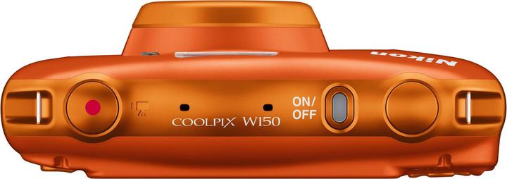 Produktbild Nikon Coolpix W150 Orange (30 - 90 mm, 13.20 Mpx, 1/3.1")