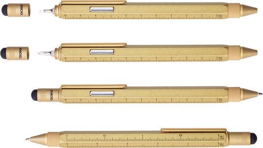 Image du produit Troika CONSTRUCTION MAGNET Stylo-bille multifonction, or antique (Or antique)