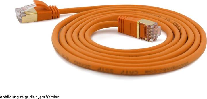 Image du produit Wantec Câble brut extra finCat.7 Câble patch SSTP (S/FTP, CAT7, 1 m)