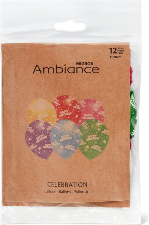 Produktbild Migros Ambiance Happy Birthday (12 x)