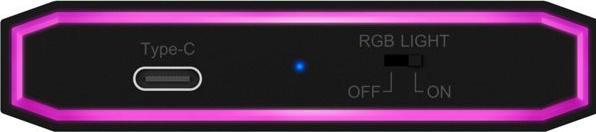 Actual product image Icy Box Illuminated enclosure for 2.5" SATA SSD (2.5")
