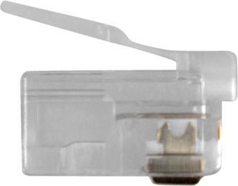 Image du produit Connecteur modulaire RJ11 (6P/4C) pour câble rond avec conducteurs torsadés. Unité : Sac 25 pcs