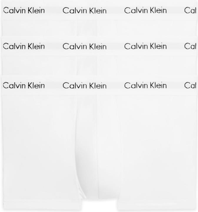 Produktbild Calvin Klein Low Rise Trunk "Cotton Stretch" weiss (S, 3er Pack)