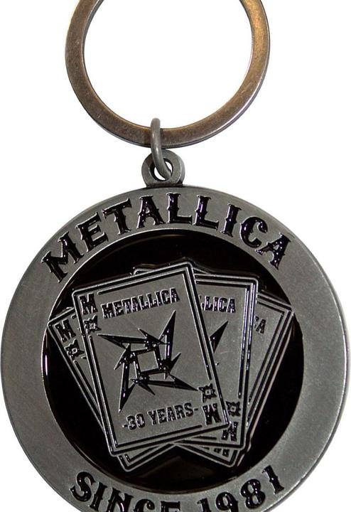 Produktbild Metallica 30th Anniversary Schlüsselanhänger Spielkarten