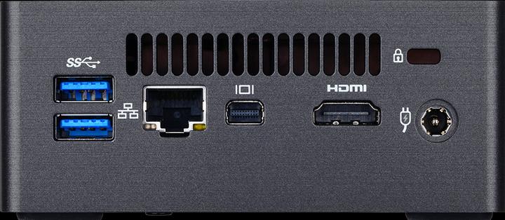 Actual product image Gigabyte Brix GB-BKi5HA-7200 (Intel Core i5-7200U)
