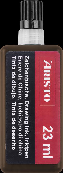Aristo Tusche 23 ml braun (Marker Nachfülltusche, Braun)