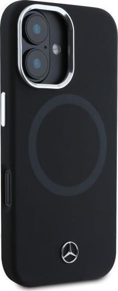 Produktbild Mercedes MEHMP16S23SUTTK iPhone 16 6.1" czarny/black hardcase Silicone Tonal Logo MagSafe (Apple iPhone 16)