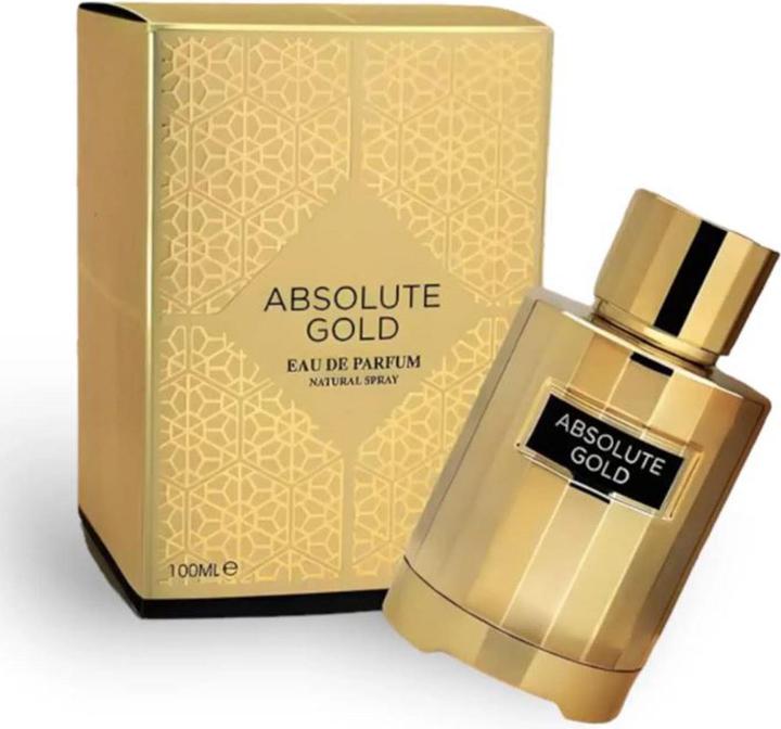 Actual product image Maison Alhambra Absolute Gold Eau De Parfum 100ml By Fragrance World (Eau de parfum, 100 ml)