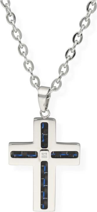 Actual product image Carat Men's Classic Diamond (Stainless steel, 50 cm)