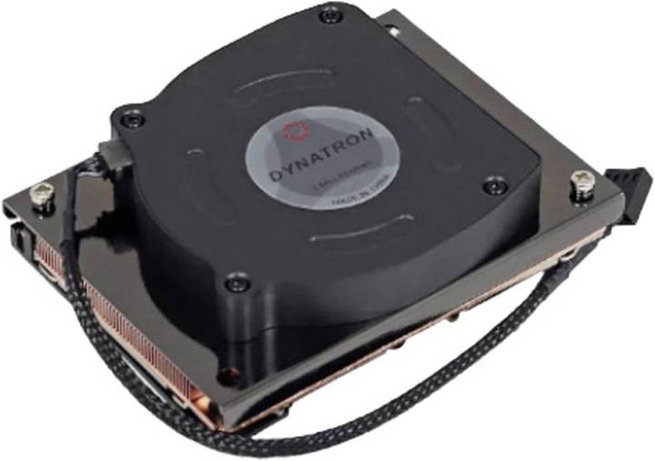 Produktbild Dynatron N12 Intel CPU Kuehler 1U LGA4189-4-5 P4-P5 od P+ Kuehlkoerper Kupfer mit Vapour Chamber aktiv mit PW (80.60 mm)