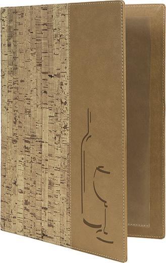 Actual product image Securit Wine list DESIGN CORK, DIN A4, beige