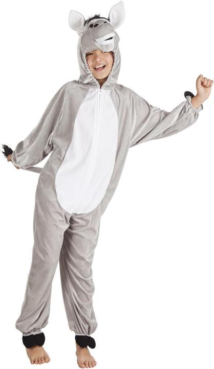 Actual product image Boland Donkey Child Costume: Plush Jumpsuit With Hood (140)