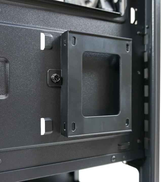 Image du produit LC-Power Boîtier MidiTower 715B black USB3.2/Audio,sans alimentation,SEAMLESS X (mATX, Mini-ITX, ATX)