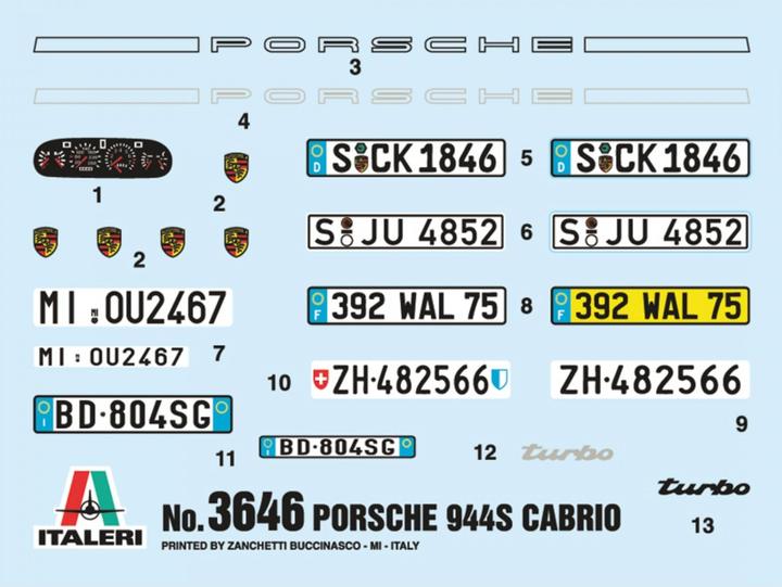 Produktbild 1:24 Porsche 944 S Cabrio