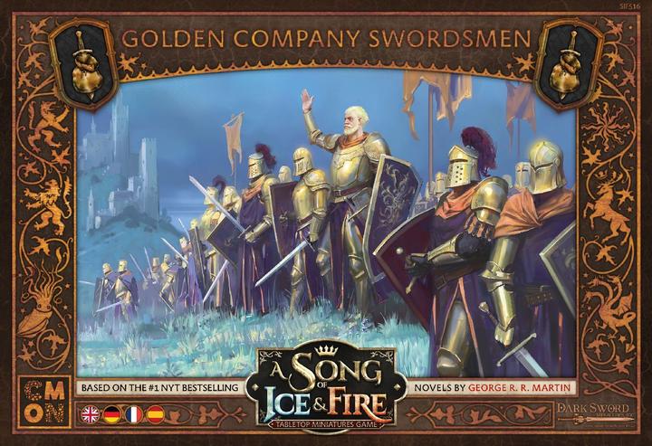 Produktbild Cmon CMND0238 - A Song of Ice & Fire: Golden Company Swordsmen (DE-Erweiterung) (Englisch, Deutsch, Französisch, Italienisch)