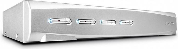 Produktbild Lindy 4 Port DVI-I Single Link USB 2.0 und Audio KVM Switch Pro