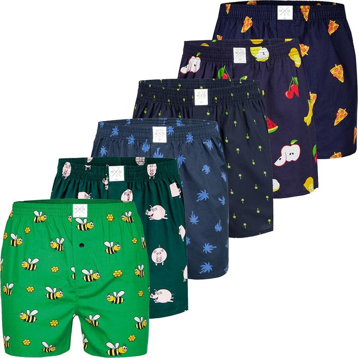 Mg-1 Boxer Classics Print (XXL, 6er Pack)
