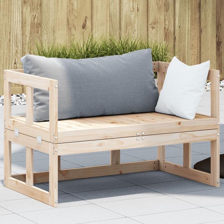Produktbild VidaXL 2-in-1 Gartensofa Verlängerbar