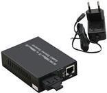 Produktbild InLine Netzwerk Media Konverter 10/100/1000Mb/s TP zu LWL (SC Duplex) (Media Konverter)