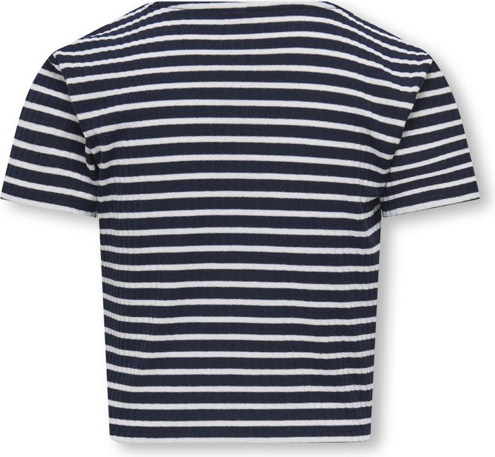 Actual product image Only Kognella Striped S/S O-Neck Top Jrs Noos (122)
