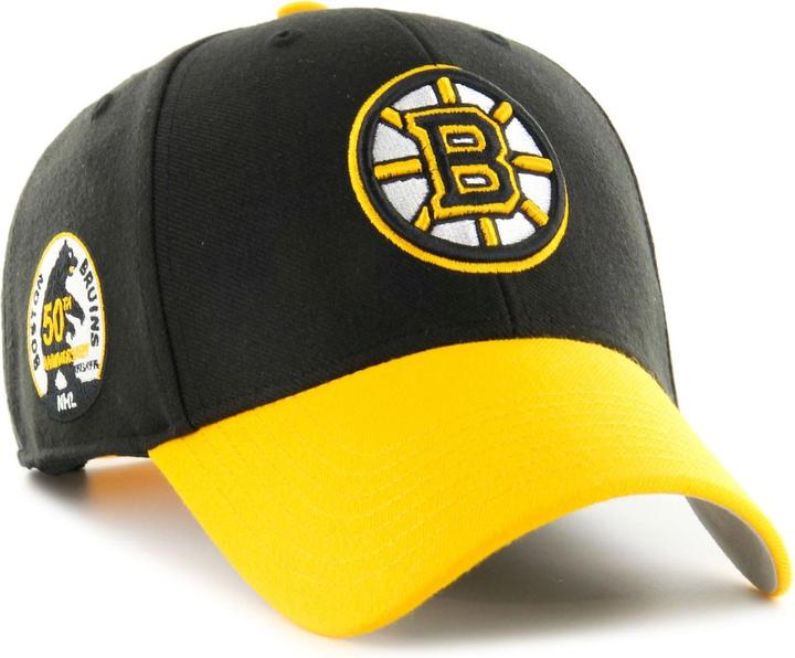 Actual product image 47 Brand Curved Snapback Cap - NHL Vintage Boston Bruins