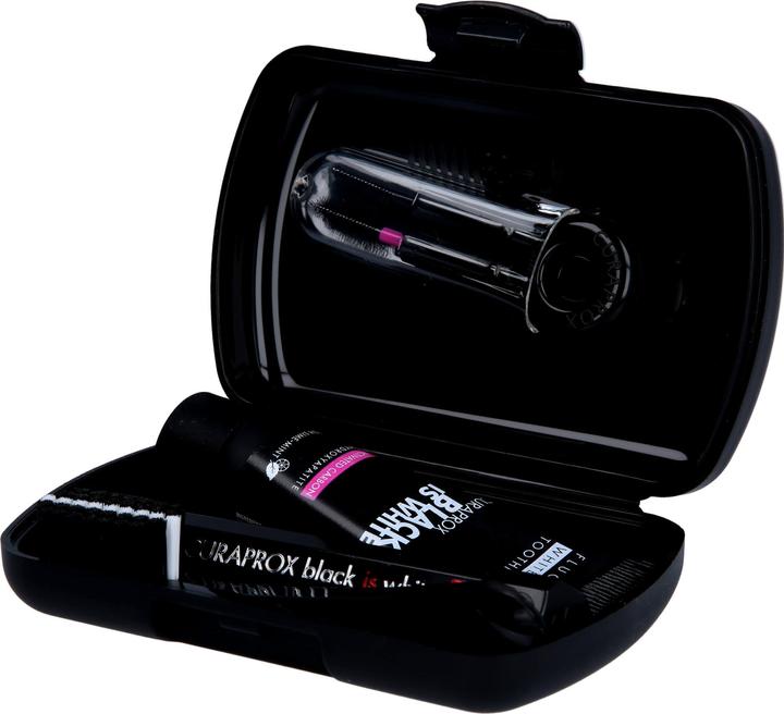 Produktbild Curaprox Travel Set Black is White (Weich, 1 x)