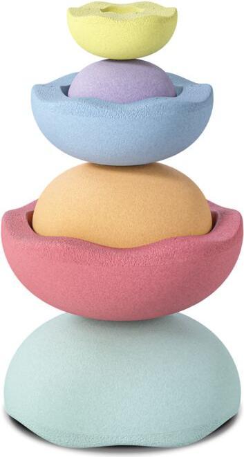 Actual product image Stapelstein ® Inside Rainbow Pastel, set of 6