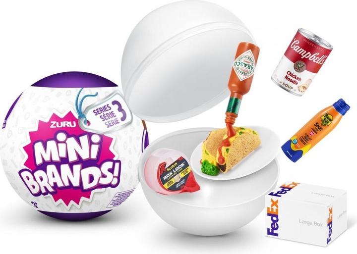 Actual product image 5 Surprise Figures Mini Brands Global Collector's Case